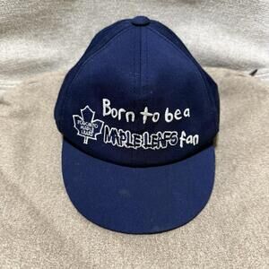Vintage Toronto Maple Leafs Toddler Cap Hat Blue NHL Youth 2–3Y Adjustable Boys